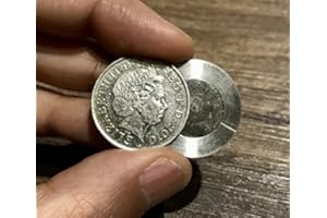 QUICK PICK MAGIC MAGIC 10 pence SPLIT COIN / 10p SPLIT COIN MAGIC TRICK