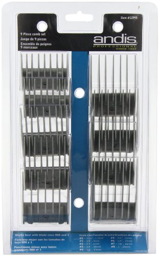 Andis Universal Comb Attachment 9 Piece Set