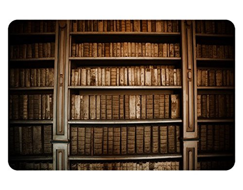 Selbstklebendes Wandbild Altes Archiv Bücher Regal Geschichte Bibliothek, Größe:72cm x 108cm - 2