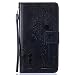 Produktbild Xperia Z2 Hülle, Sony Xperia Z2 Hülle, Sony Z2 Hülle, Anlike Löwenzahn und Liebhaber für [Sony Xperia Z2 (5,2 Zoll)] Handyhülle, Schutzhülle / Ledertasche / Tasche / Case / Cover / Flip Brieftasche Bookstyle Kartenfach Standfunktion Handytasche mit Abnehmbar Handy Lanyard - schwarz