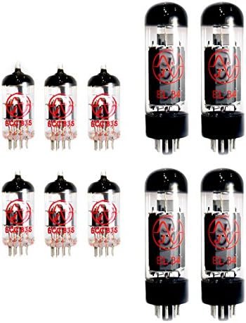 Voc Rock (JJ RE VALVE KIT) For LANEY TT100 amplifiers that use FOUR EL34 AND SIX ECC83 12AX7 TUBES