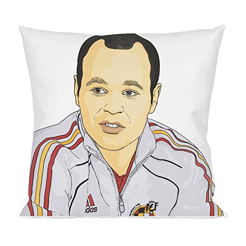 Preisvergleich Produktbild Andres Iniesta Illustration Pillow