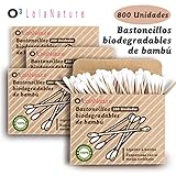 🌱 Bastoncillos biodegradables son de tamaño universal de 7,5 cm
