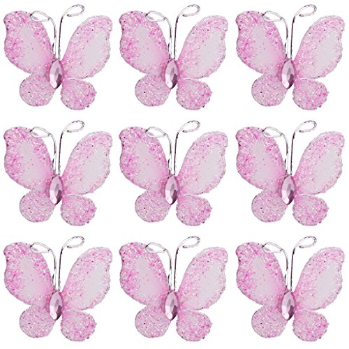 50St. Schmetterlinge Deko für Hochzeit- pink - 2