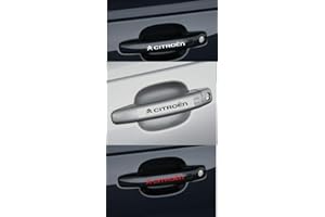 UUSticker pour Citroen 4 x poignée de Porte-Vinyle Voiture décalque Autocollant C3 DS3 DS4-100mm Long