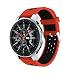 Produktbild jfhrfged Zweifarbiges, rundes Sport-Silikonarmband für Samsung Galaxy Watch 46 mm (F)