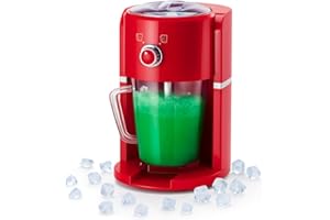 Chef-o-matic Picadora de Hielo Eléctrica Frozen Drinks, Cuchilla Acero Inoxidable, Capacidad 1.1L Granizados, cócteles, Bebidas frías, Combinados, Yogur Helado, 30w
