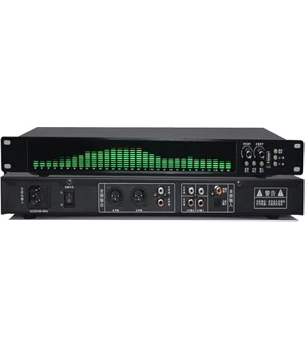Égaliseur Graphique OILYOUNG EQ666BT - 20 Bandes, Réglage Précision Graves/mediums/aigus, Bluetooth Et USB Intégrés, Pour Home Cinéma Et Sono