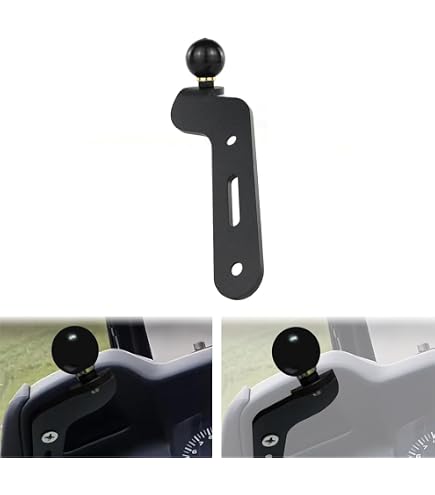 Xitomer GPS-Halterung Für Honda Pan European ST1300 – Mit 2,5 Cm RAM-Ball, Aluminium, Schwarz
