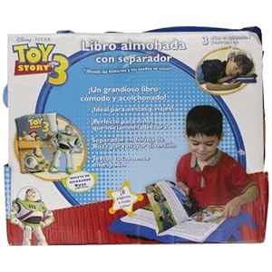 Toy Story 3 Libro almohada con separador/ Storybook Pillow Set
