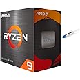 AMD-Ryzen 9 5900X 4th Gen 12-core Desktop Processor Without Cooler, 24-threads Unlocked, 3.7 GHz Up to 4.8 GHz, Socket AM4, Zen 3 Core Architecture, StoreMI Technology w/Mytrix Thermal Paste