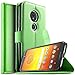 Produktbild KuGi Motorola Moto E5 Hülle, Moto E5 Wallet Case, Brieftasche Case Hülle PU Kunstleder Flip Case mit Standfunktion Kartenfächer und Bargeld für Moto E5 Smartphone.Grün