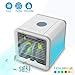 Produktbild Mobiles Klimageräte Mini Tragbare Klimaanlage Luftkühler Air Cooler, 3 in 1 Klimaanlage Ventilator, Luftbefeuchter und Luftreiniger [USB Anschluß, Einstellbare 7 Stimmungslichter, 3 Windgeschwindigkeit]