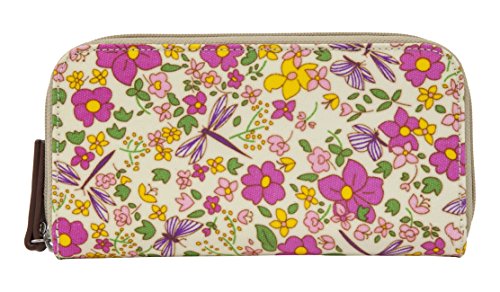 Pink Lining Wallet (Cottage Garden)