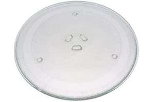 121AV Original Ersatz-Drehteller für Samsung DE74-00027A Mikrowellen-Glas, 255 mm Platte, kompatibel mit GW73E-SB GW76N-S M1630N M1713N M1733N ME711K