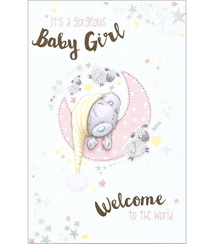 Modern Baby Card Birth Of Grandson - 7" X 5" - Piccadilly - View #3