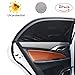 Produktbild Sonnenschutz Auto, bedee Autofenster Sonnenblende Universelle Auto-Sonnen-Schutz mit UV Schutz für Kinder/Baby/Pets, 113 × 51cm Passen Meisten Autos und SUVs, Einfach zu Verwenden (2 Stück, M)