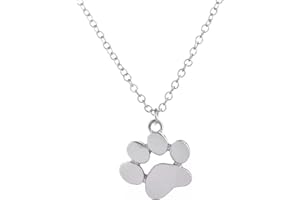 Stonham Cute Dog Paw Print Pendant Necklace - Man's Best Friend
