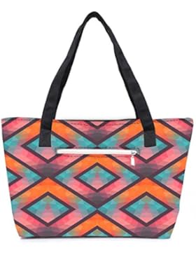 Snoogg , Damen Umhängetasche mehrfarbig mehrfarbig