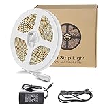 Hochwertige Qualität - SMD5050 RGB 300LEDs Streifen, besonders hell; Geringer Stromverbrauch, energiesparend, umweltfreundlich; Garantiert höhre Helligkeit, schöneres Licht, bessere Wärmeableitung.widerstandsfähig gegenüber Feuchtigkeit&Korrosionen.
