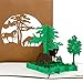 Produktbild Pop Up Karte"Wildpferde in Natur" Pferde Karten in 3D als Geburtstagskarte, Geschenk & Einladungskarten zum Geburtstag & Kindergeburtstag - Dekoration, Deko Pferd Modell & Geschenkverpackung
