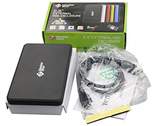 MasterStor USB 3.0 External Hard Disk Drive Super-Fast For Windows Laptop And PC, Portable Hard Drive 2.5-inch SATA External Hard Drive Windows Hard Drive Black (80GB)