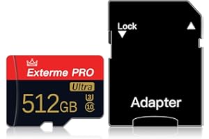 ZSFHONG Micro SD Card 512GB Class 10 Memory Card 512GB High Speed Mini SD Card for Android Smartphone,Camera,Tablet,Drone,Game Console