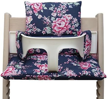 Blausberg Baby - for Stokke Tripp Trapp - Cushion Set Happy Flower Blue