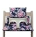 Blausberg Baby - for Stokke Tripp Trapp - Cushion Set Happy Flower Blue