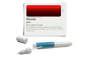 Genuine Colors Penna a vernice SOUL RED CRYSTAL 46V compatibile/ricambio per Mazda rosso