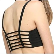 Vinie Women's Cotton Bralette (Removal Pads) (6SB05_Free Size_Black)