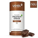 Vegan Protein aus Erbsenprotein Isolat | Hochwertiger Eiweiß-Shake pflanzlich mit essentiellen Aminosäuren | Proteinpulver Glutenfrei, Laktosefrei & Halal | Qualität aus Deutschland – 750g CHOCOLATE