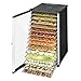 Produktbild Klarstein Fruit Jerky 14 - Dörrgerät, Dörrautomat, Obst-/Fleisch- und Früchte-Trockner, 14 Etagen, 1000 Watt, Umluftbetrieb, einstellbare Temperatur, Timer, 1,8 m² Trockenfläche, schwarz