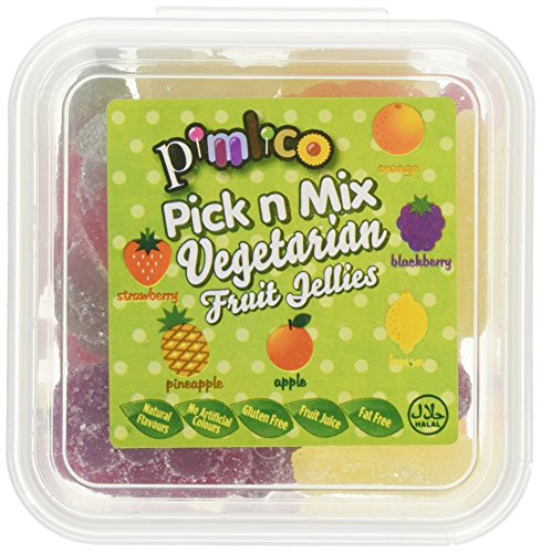 Pimlico Vegetarian Fruit Jellies 200 g (Pack of 24)