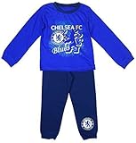 Boys Official Chelsea FC Blues Toddler Cotton Pyjamas sizes from 12 Months to 4 Years