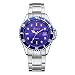 Produktbild Sansee Männer Mode Edelstahl Datum Sport Quartz Analog Armbanduhr - GONEWA Herren Kalenderuhr GON001 (blau)