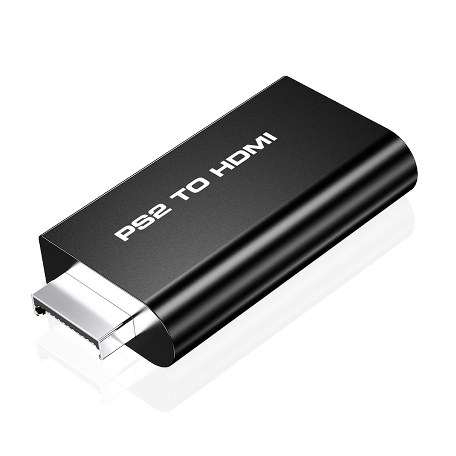 REDLUX PS2 to HDMI Converter - 720p/1080p Video Converter With 3.5mm Audio Cable for HDTV Monitor, Supports All PS2 Display Modes