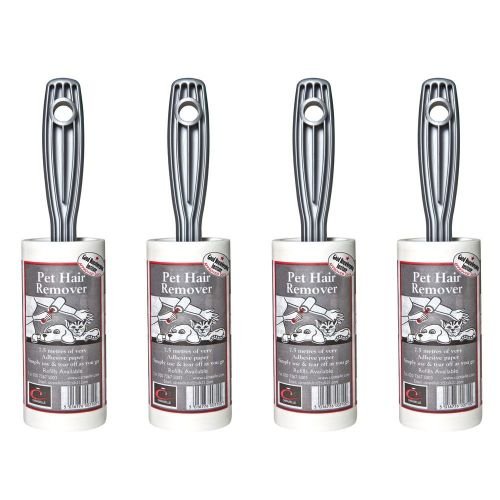 Caraselle Cepillo de pelusa 1408-1, 7,5 m por rodillo, 4 unidades, blanco