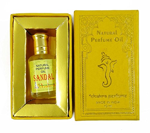 Chakra Natural Perfume Sandal Oil Fragrance 100% Pure Natural Perfume Oil 10ml