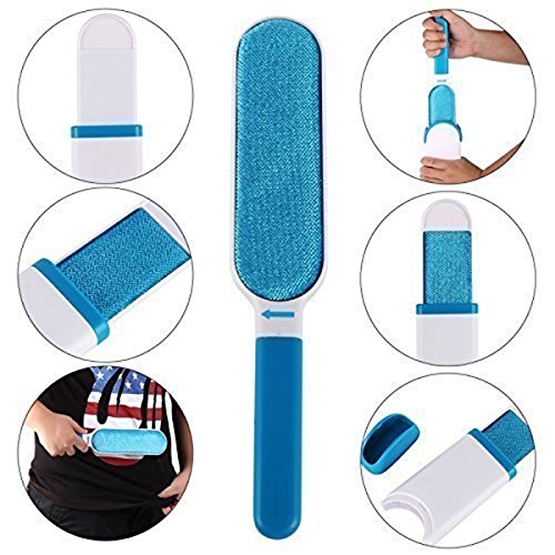 The Perfect Lifestyles Reusable Magic Clean Clothes Dust Brusher Electrostatic Cleaner Hair Brush Pet Lint Remover/Reusable Pet Fur & Lint Remover Cloth Sofa Hair Clean Brush Set (3 Pcs Set)
