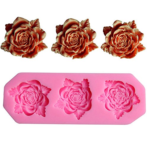 Preisvergleich Produktbild Kuyiyilo, Rose backen Kuchen Backform 2 Stk.