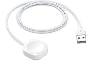 fuvoki WC01-W Apple Watch Charger, 1.5M Fast Magnetic Charging Cable, iWatch Charger for Apple Watch Series 8 7 6 5 4 3 2 SE - White