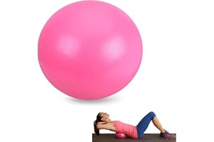 YongHang Ballon Pilates 25cm Ballon de Gym Yoga Ball avec Tube Gonflable pour Pilates Yoga Fitness Gymnastique