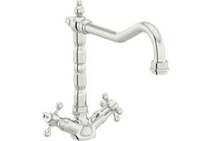 SCHÖN Schon Traditional Bridge Kitchen tap - Chrome Kitchen Mixer tap, Kitchen Mixer taps, Kitchen taps