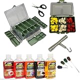 Juego de 4 piezas de destornilladores para cestas de carpas de pesca, caja de tacos completa, juego de 4 piezas de nudos de 5 DIPS