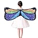 Produktbild xmansky Neuheit Kind Kinder Jungen MäDchen Chiffon Bohemian Butterfly Print Schal KostüM ZubehöR Butterfly Wings SchmetterlingsflüGel Schals Strap Butterfly Schal Mit Strap