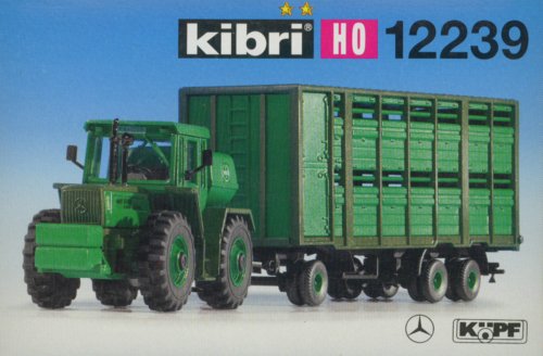 Preisvergleich Produktbild kibri 12239 - Traktor MB Trac mit Hänger