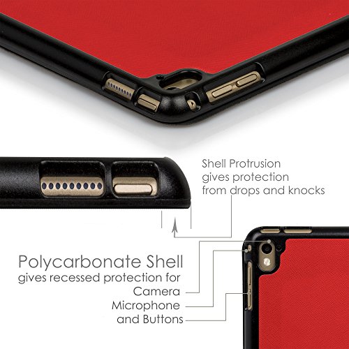 Forefront Cases® Neue Origami Hülle Tasche Case Cover für Apple iPad Pro 12.9 WIFI 128 GB Gold – 12,9″ Tablet – Rundum-Geräteschutz und intelligente Auto-Sleep-Wake-Funktion inkl. Eingabestift und Displayschutz - 7