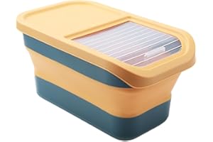 HLELU conteneur croquettes Chien 20kg,de Stockage de Nourriture pour Animaux,Boite Croquette Chien,Résistant à la moisissure et à l'humidité, Tasse à mesurer et Pelle incluses