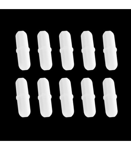 BLASHRD Magnetrührer Stäbe 8 Stück - PTFE Rührstäbe 30mm Für Labor & Chemie